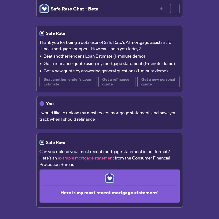 Announcing Refinance Me, our AI Mortgage Assistant